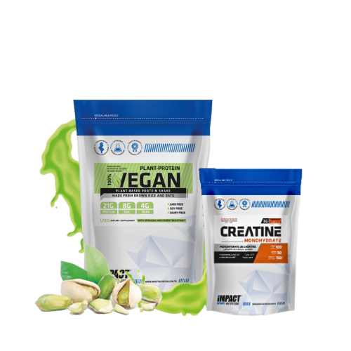 PACK CRÉATINE MONOHYDRATE 150 GR PLANT-PROTEIN 100% VEGAN 900 GR