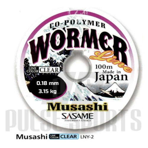 FIL SASAME MUSASHI 100 MT Diamètre 0.18mm
