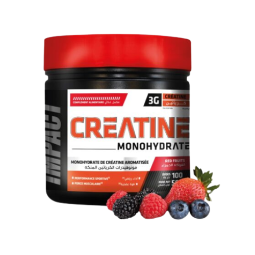 CREATINE MONOHYDRATE 500 GR AROMATISÉE RED FRUITS